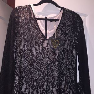 Long sleeve lace dress